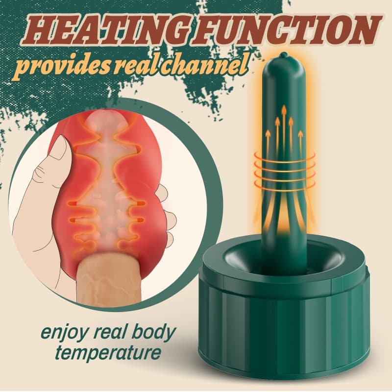3D Rose Heating Male Masturbator