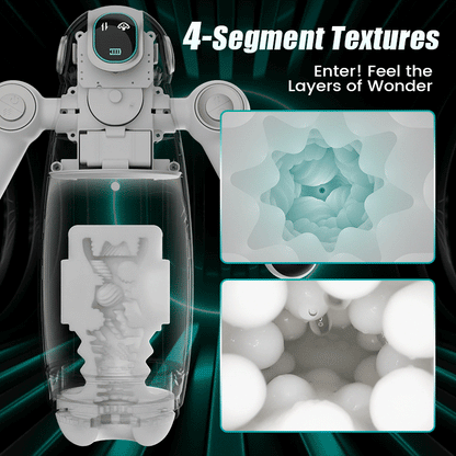 Hamster Automatic Male Masturbator Cup 7 Thrusting Telescopic Squeezing 12 Vibration Masturbator Experience More Authen Men Sex Toys Tic Piston