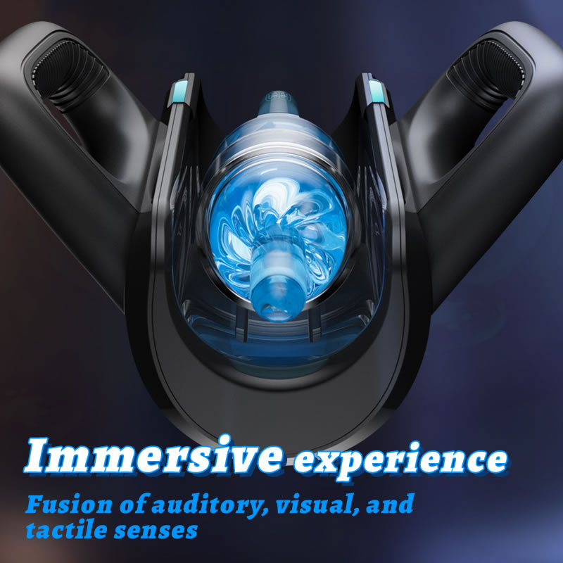Leten Sex Toy Automatic Male Masturbator - Men Electric Adult Sex Machine with 12times/s Thrusting, Hand Free Penis Training Stroker with Phone Holder and 2 Soft Silicone Pocket Pussy