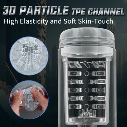 Automatic Male 9 Rotating & Thrusting & Sucking Telescopic Penis Pump Masturbator Male Men Sex Toy