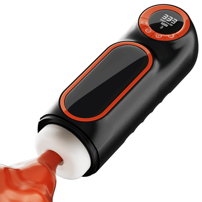 Automatic LCD Sucking Thrusting Telescopic Vibrating Male Masturbator Male Sex Toy