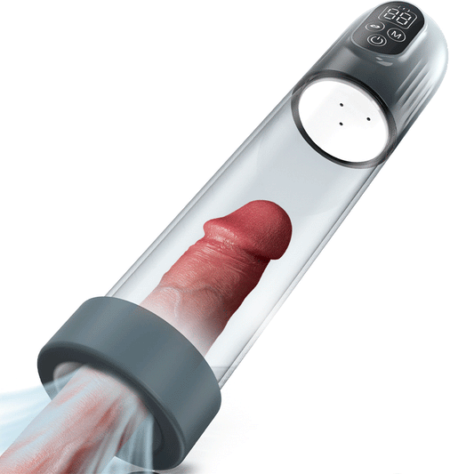 Electric Penis Enlarge Vacuum Pum 4 IN 1 Vacuum Penis Pump with Multiple Training modes for the Training Season Automatic High-Vacuum Penis Enlargement Extend Pump