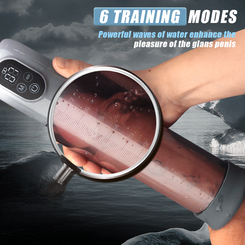 Electric Penis Enlarge Vacuum Pum 4 IN 1 Vacuum Penis Pump with Multiple Training modes for the Training Season Automatic High-Vacuum Penis Enlargement Extend Pump