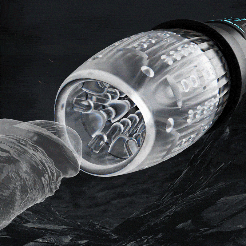 Breathwhirl Automatic Thrusting Rotating Vibration Male Stroker Masturbator Adult Toy