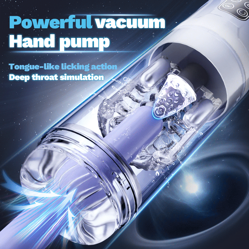 Iron Man Automatic 7 Thrusting Rotating Suction Masturbator Penis Pump Pocket Pussy Male Masturbators