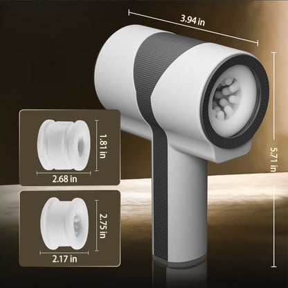 3IN1 Automatic 5 Thrusting Telescopic Rotation 7 Vibrations To Voyeurism Male Masturbator Opne-ended