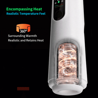 TRYFUN App-Controlled Automatic Thrusting Rotating Heating Smart Masturbator Cup