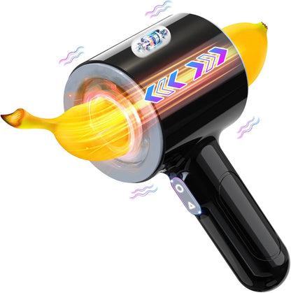 Automatic Male Masturbator, Stroking Male Masturbators Cup with 7 Powerful Thrusting & Vibrating Modes, Blowjob Machine Pocket Pussy for Men, Dual Open-Ended Penis Massager Sex Toys for Men