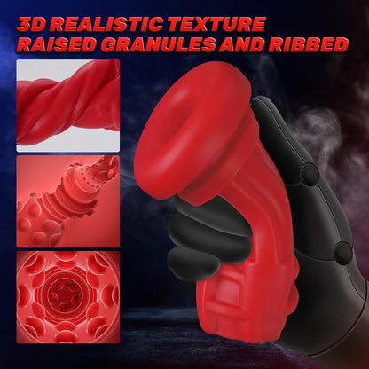 Sex Toys for Men Male Masturbator - APP Control Adult Toys Male Masturbators Penis Pump with 9 Sucking & 9 Vibrating, 3D Textured Sleeve Heating Blowjob Mens Sex Toy, LCD Display Pocket Pussy for Men