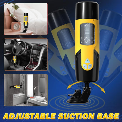 Sex Toys for Men Male Masturbator - Automatic Masturbators Cup with 7 Thrusting &Rotating Modes for Penis Stimulation, Electric Pocket Pussy Stroker, Adult Sex Toy with Suction Base