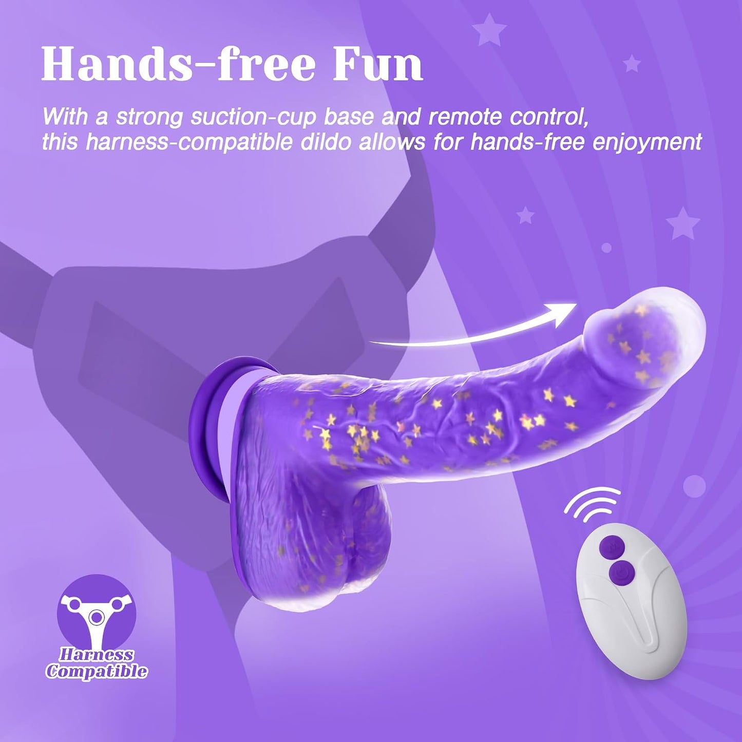 Tracy's Dog Thrusting Dildo Vibrator, 9.25" Realistic G-Spot Stimulator, Heating, 5 Thrusting Swinging & 7 Vibration Modes, Soft Silicone, Suction Cup, Remote Control, Adult Sex Toys for Women Couple