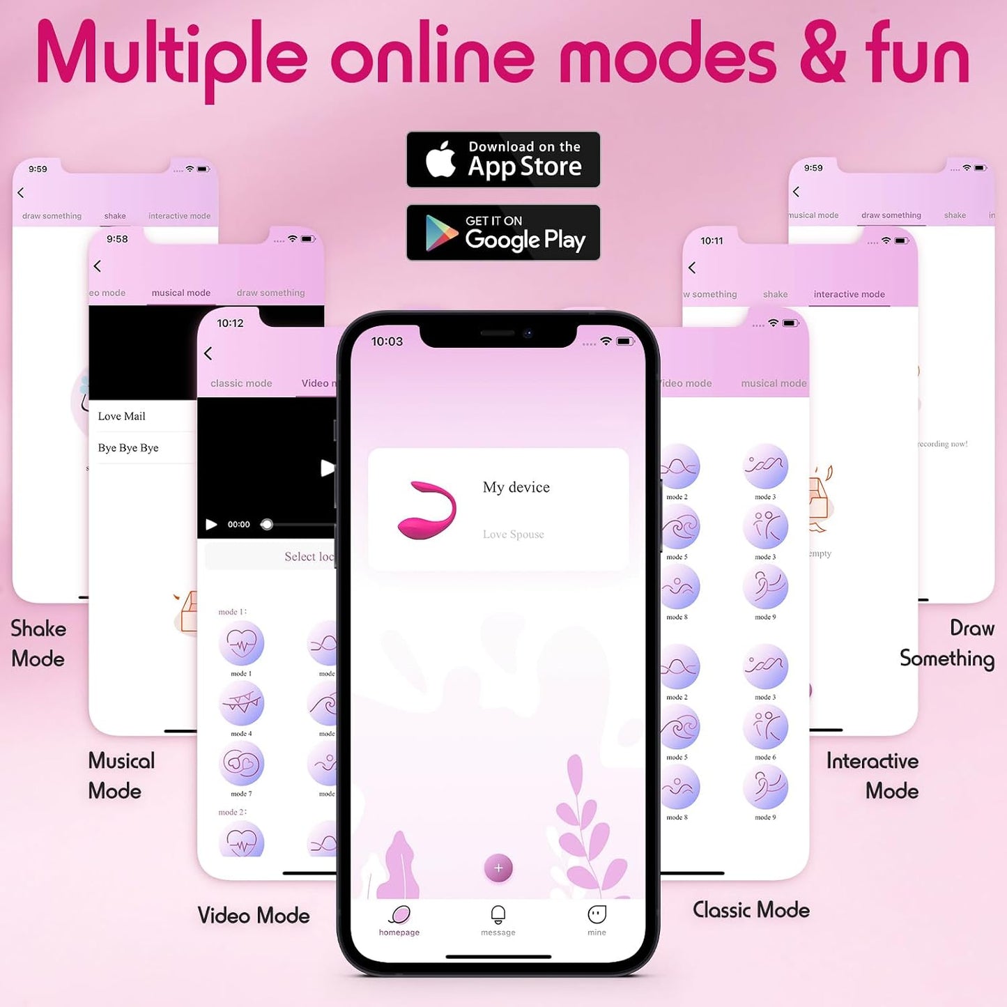 APP & Remote Control Wearable Vibrator, Women Sex Toys with 9 Vibration Modes, Female Sex Toys for Women Vibrater Soft and Quiet, Long Distance Mini Vibrator Bullet Anal G Spot Adult Couples Sex Toy