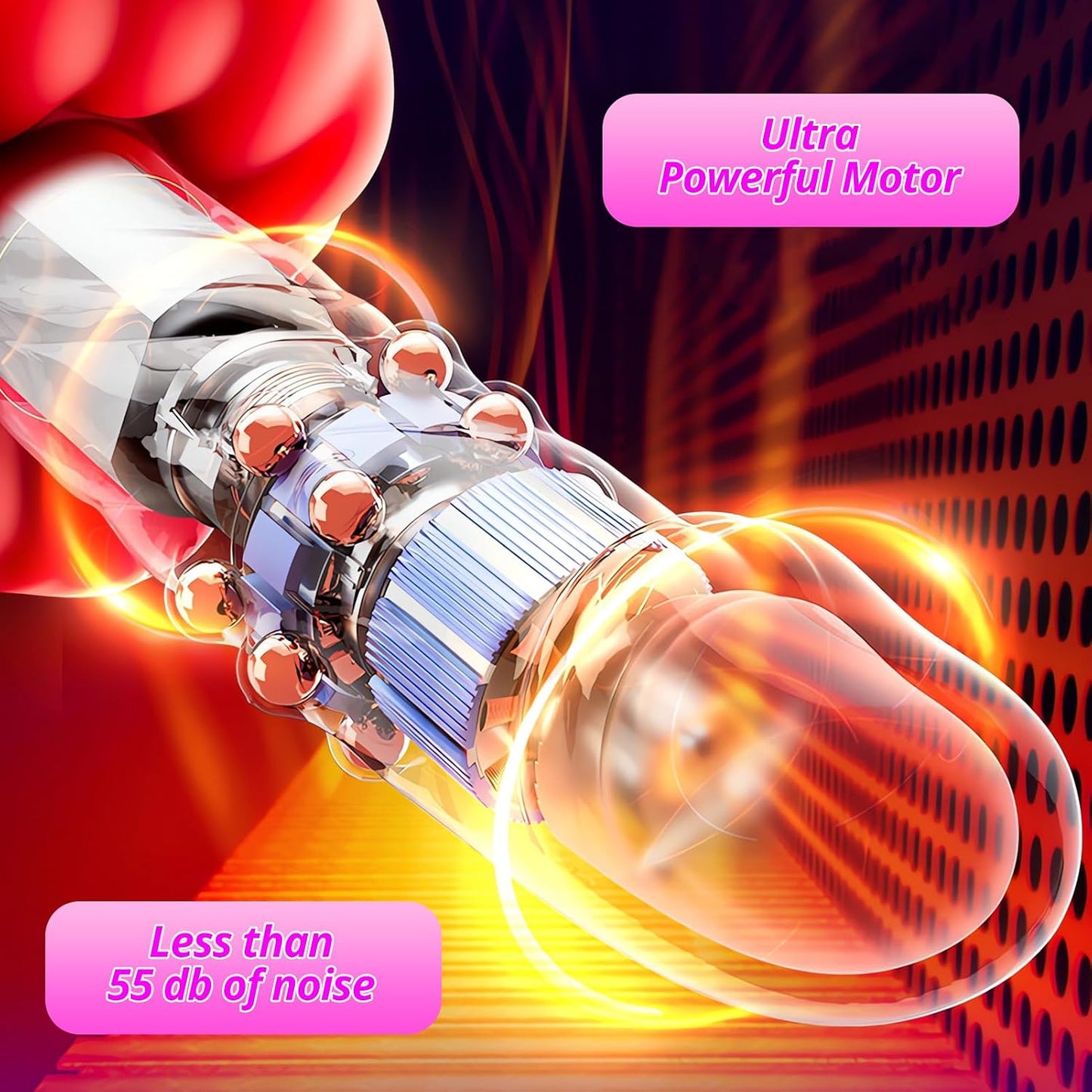 Vibrating Dildo G Spot Vibrator Clitoral Stimulator Heating Stick Realistic Dildos with 5 Thrusting 10 Vibration Modes 3 in1 Adult Sex Toys for Women Men Couple Romi