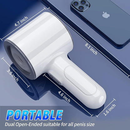 Automatic Thrusting Male Masturbators,Pocket Pussycats Male Masturbators Cup with 7 Thrusting & Vibrating Modes Mens Stroker Blowjob Sex Machine,Dual Open-Ended Penis Massager Self Pleasure Toys