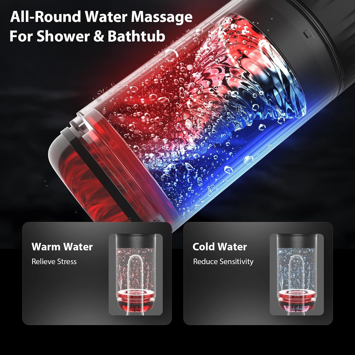 Male Masturbator Penis Pump - AI Powered Pocket Pussy Male Sex Toys for Men with 7 Thrusting Rotating Sucking Licking Modes, Waterproof Adult Sex Toys - Pumps & Enlargers with LCD Fetish Jewelry