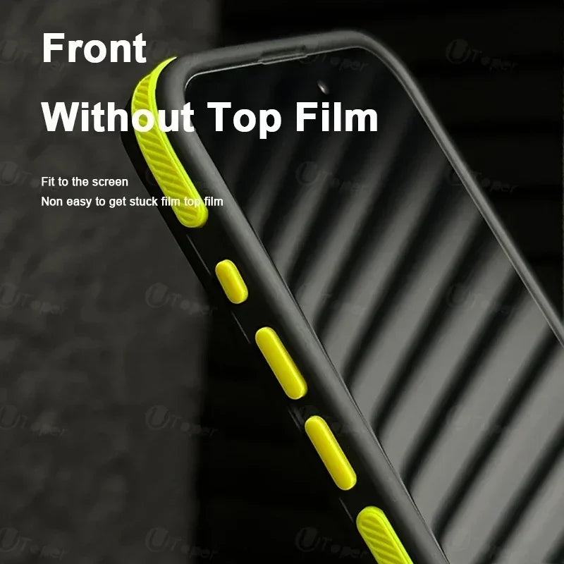 New Bicolor Matte Frosted Magnetic Phone Case For iPhone 17 16 15 14 Plus Pro Max Translucent Shockproof Hard Cover