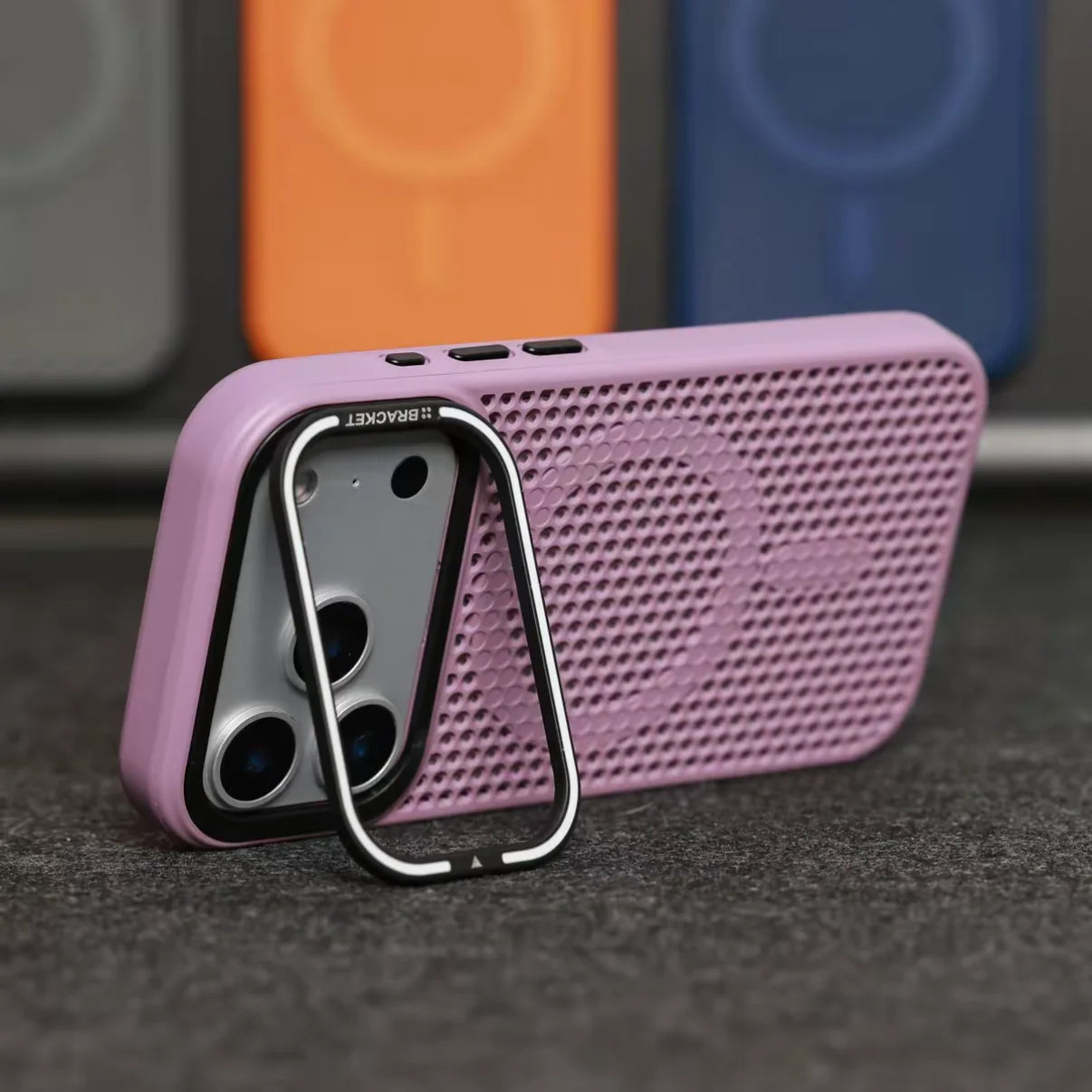 Grid Mesh Cooling Cases for Magsafe Case for iPhone 17 Pro Max 15 14 16 Plus 12 11 13 Pro Air Alloy Lens Bracket Cover