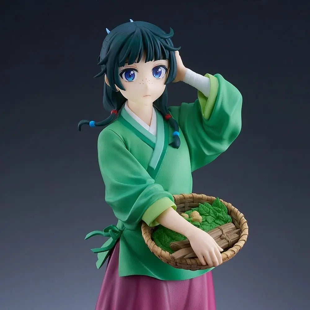The Apothecary Diaries Maomao Figure - Dual Pose Anime Statue, Collectible Desktop Display Model with Base, Official Gift