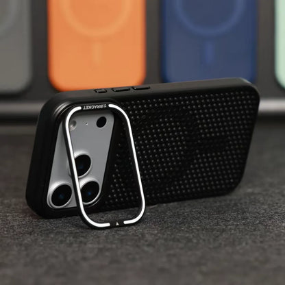 Grid Mesh Cooling Cases for Magsafe Case for iPhone 17 Pro Max 15 14 16 Plus 12 11 13 Pro Air Alloy Lens Bracket Cover