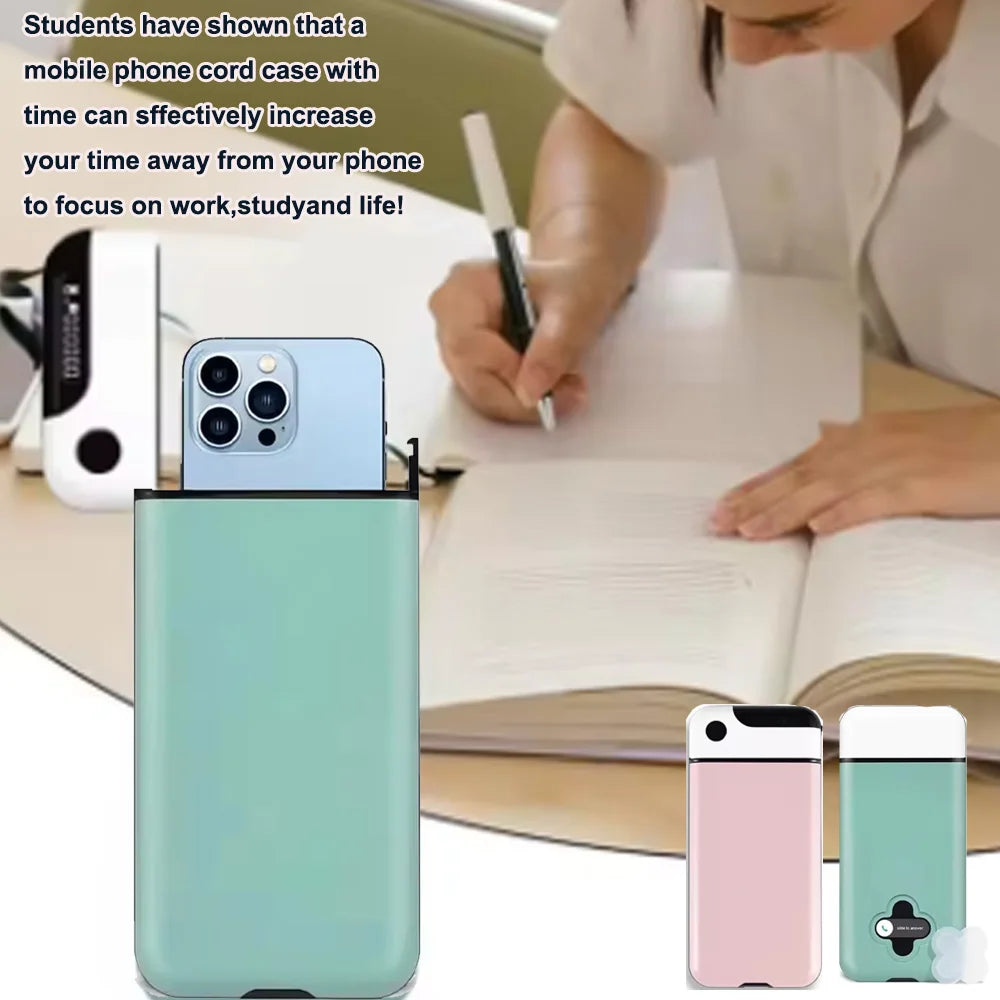 Mobile Phone Lock Box With Timer Self-discipline Timed Box for Students Smartphone Locking Case Safe Timed Lockbox For IPhone