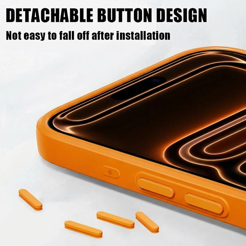 Whale Patterned Magnetic Case For iPhone 17 16 15 14 13 Pro Max For Magsafe Wireless Charge Shockproof Lens Protect Phone Cover