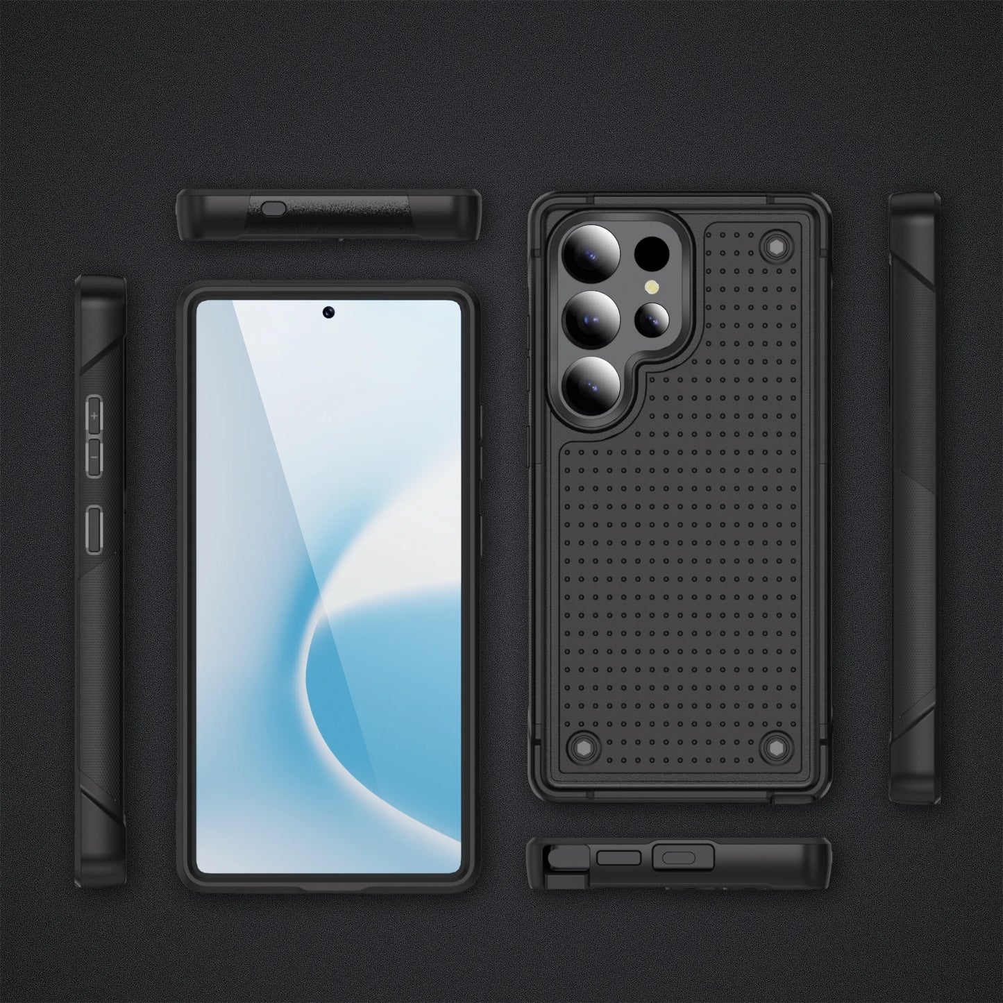 Three Layer Military Grade Case for Samsung Galaxy S25 Ultra S24 Plus S23 FE S22 S21 Ultra S 25 24 Phone Cover Cases