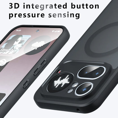 For Magsafe Magnetic Wireless Charging Case For Nothing Phone 4A Pro NothingPhone4A NothingPhone4APro Shockproof Back Coque