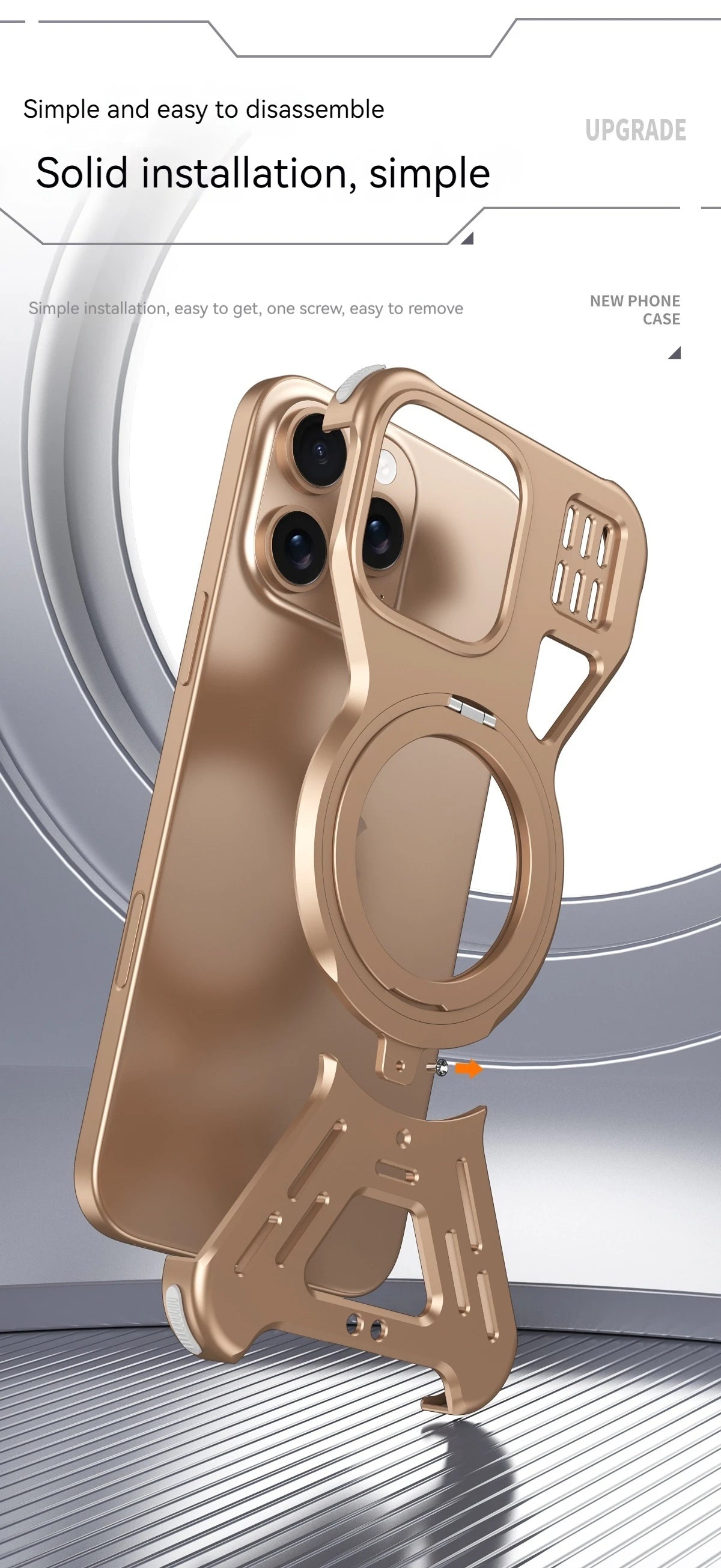 Metal Case For iPhone 15 16 Pro Max Magnetic 360° Aluminum Alloy Frameless Magsafe Wireless Charging For iPhone 15 16 Pro