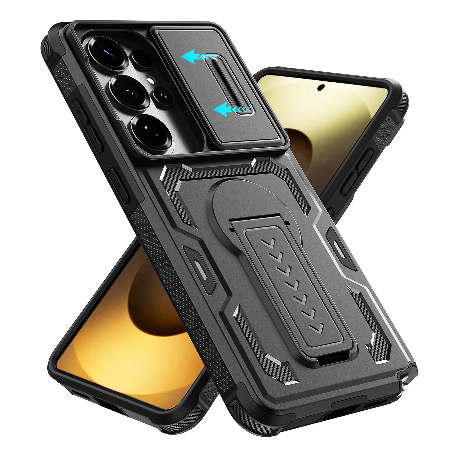 Shock Proof Case for Samsung Galaxy A57 S26 Ultra S25 S24 S 26 A17 5G A37 A16 A26 A36 A56 A 17 Camera Protection Stand Cases