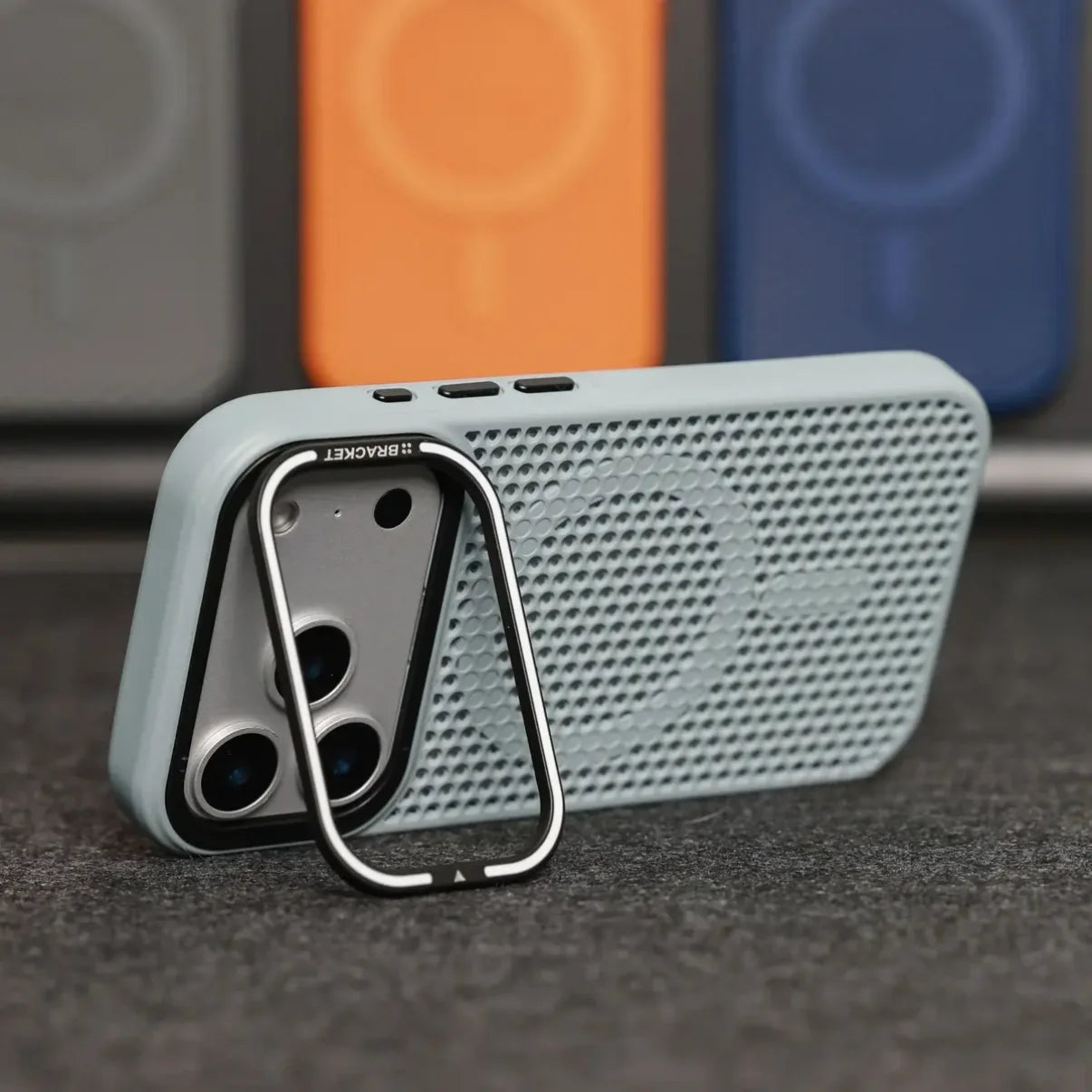 Grid Mesh Cooling Cases for Magsafe Case for iPhone 17 Pro Max 15 14 16 Plus 12 11 13 Pro Air Alloy Lens Bracket Cover